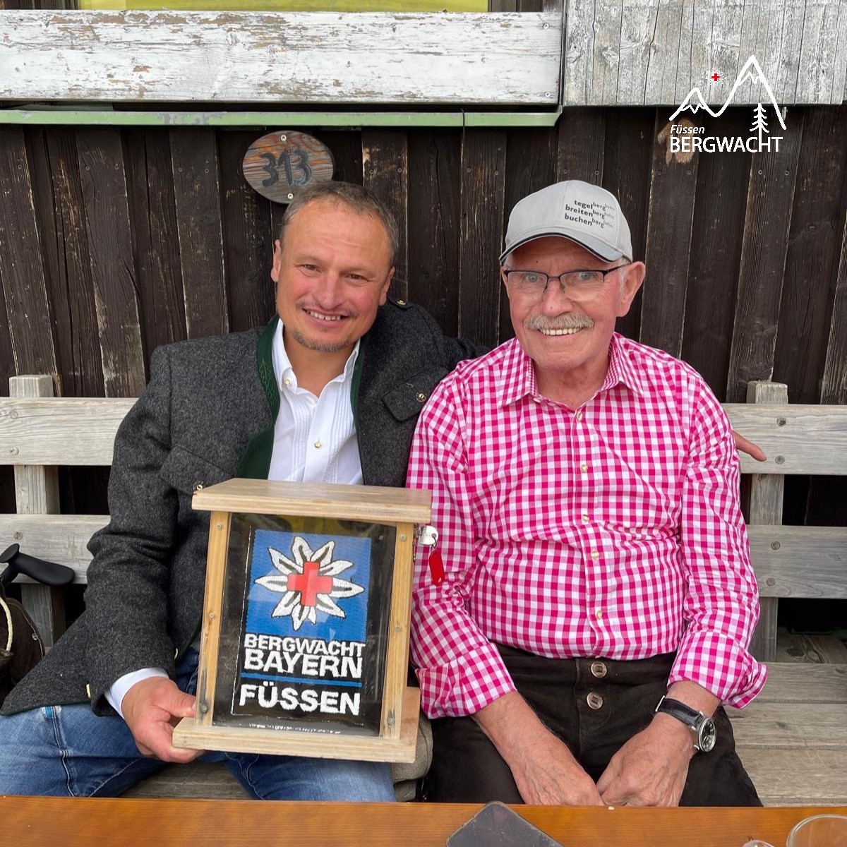 80 jähriger Geburtstag von Fritz Gräter – langjähriger Gönner und Förderer der Bergwacht Füssen