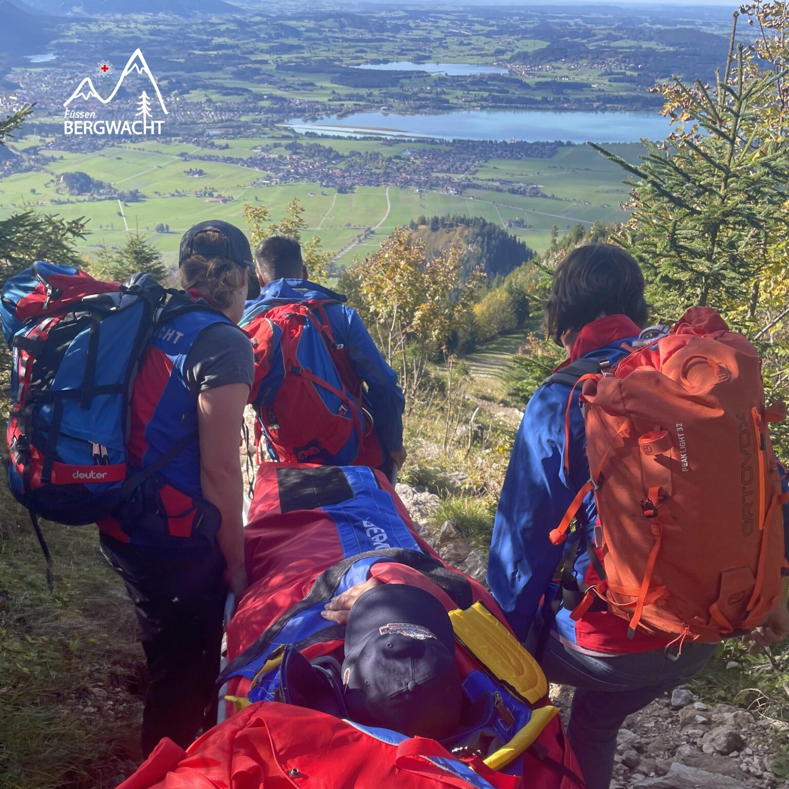 2 Gebirgstragen-Einsätze auf dem Tegelberg